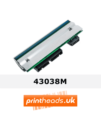 43038M Thermal Printhead 300 DPI for Zebra 110PAX3 Left and Right and 110PAX4 Replacement